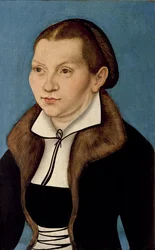 Porträt von Katharina von Bora (1499-1552) 1529